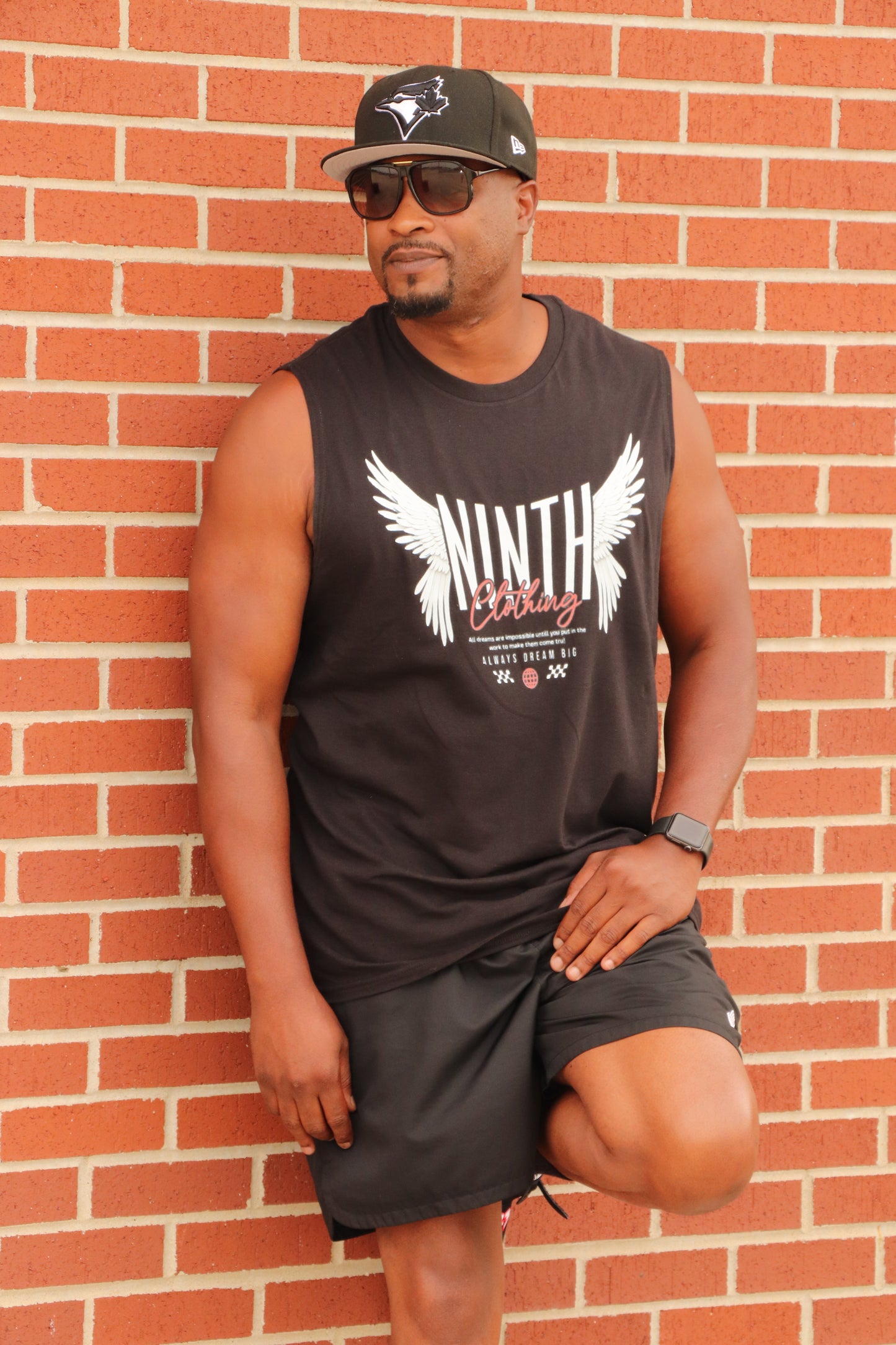 NINTH CLOTHING SLEEVELESS TANK (Model shown wearing 2X top)